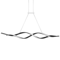 736437 Люстра ROTONDA 50W LED 3060LM 120G ЧЕРНЫЙ 3000-6000K