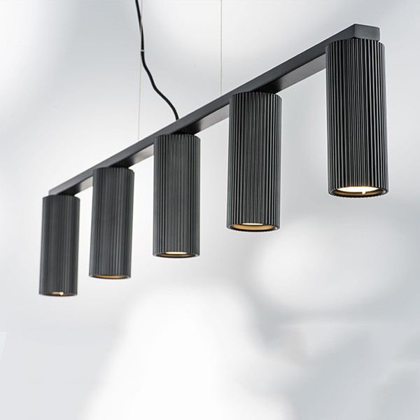 718057 Люстра ROMA 5х28W GU10 (led) ЧЕРНЫЙ