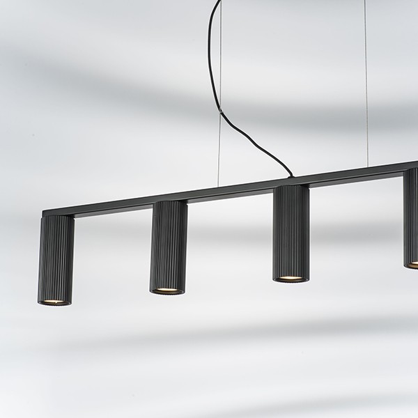 718057 Люстра ROMA 5х28W GU10 (led) ЧЕРНЫЙ