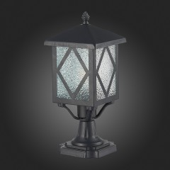 SL084.405.01 Светильник уличный наземный ST-Luce Черный/Черный, Прозрачный E27 1*60W LORNE