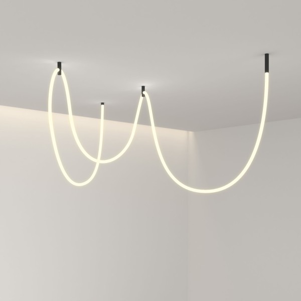 Гибкий неон 336Led 12W IP20 3000K Full light круглый теплый белый, 8 м 24V 12W 336Led 2835 IP20