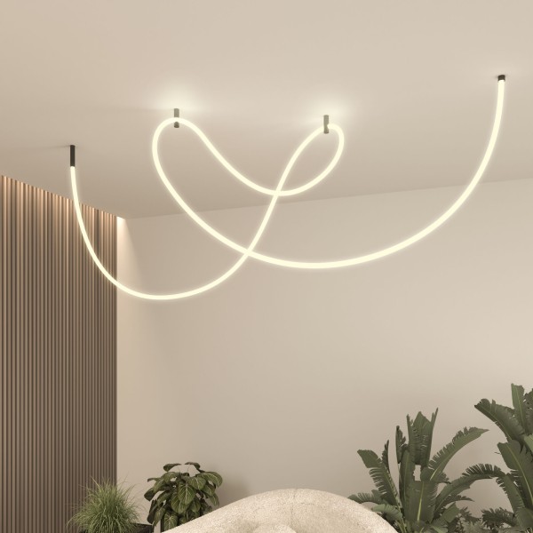 Гибкий неон 336Led 12W IP20 3000K Full light круглый теплый белый, 8 м 24V 12W 336Led 2835 IP20