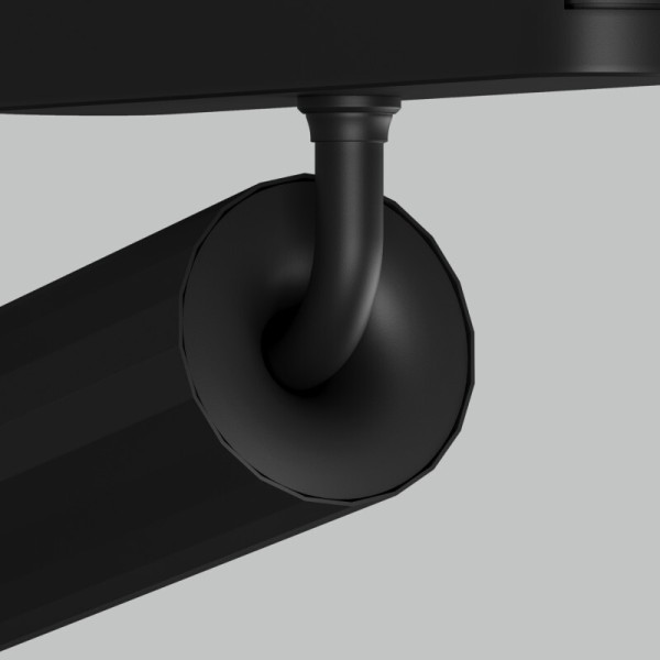 DK5310-BK Светильник для трека Air, серия Spot 3000 со светодиодом, ?40*H147мм, 48V DC, 7W, RA?95, 24°, 3000K, IP20, черный, алюминий