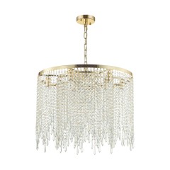 5028/9 MODERN ODL23 641 золотой/прозрачный металл/хрусталь Люстра E14 9*40W CHOKKA