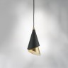 757010 Люстра CONE 1х40W E14 ЧЕРНЫЙ/ЗОЛОТО