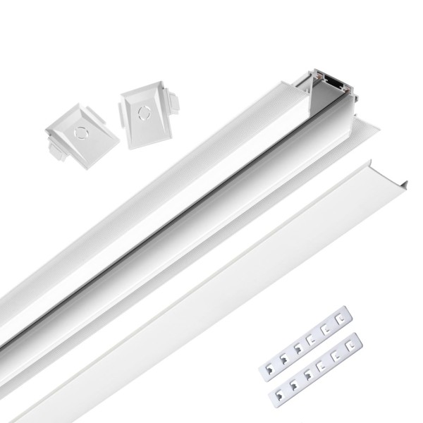 135200 SHINO NT23 172 белый Низковольтный шинопровод для встраиваемого монтажа в ГКЛ 2м IP20 48V SMAL