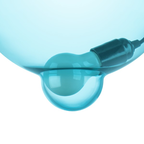 805305 Люстра COLORE 1х8W (led) E27 АЛЮМИНИЙ/ГОЛУБОЙ