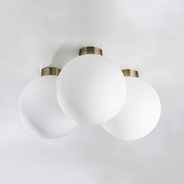 812031 Люстра GLOBO 1х40W E14 БРОНЗА/БЕЛЫЙ