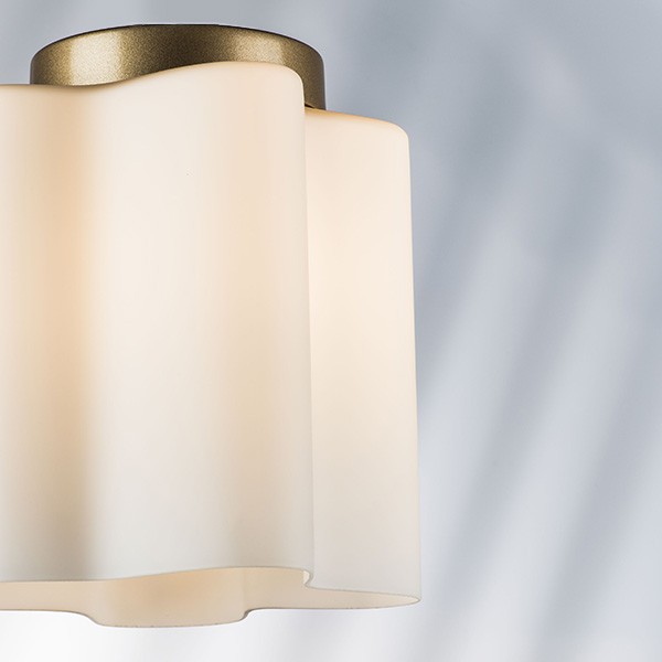 802013 Светильник NUBI 1х40W E27 ШАМПАНЬ/БЕЛЫЙ