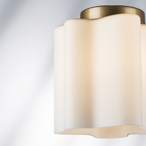 802013 Светильник NUBI 1х40W E27 ШАМПАНЬ/БЕЛЫЙ