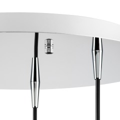 803057 Подвес PENTOLA 3х25W G9 ХРОМ/ДЫМЧАТЫЙ