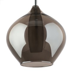 803057 Подвес PENTOLA 3х25W G9 ХРОМ/ДЫМЧАТЫЙ