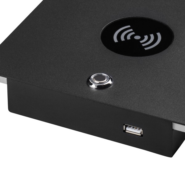 808537 Настольная лампа MURO 6W LED 400LM ЧЕРНЫЙ 3000K