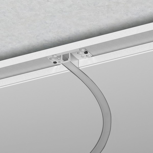 LL-2-ALP024 Встраиваемый гибкий алюминиевый профиль под ГКЛ 9,5мм (под ленту до 9,5mm) LL-2-ALP024