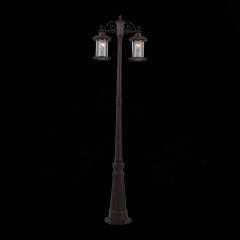 SL080.425.02 Светильник уличный наземный ST-Luce Темный кофе/Прозрачный, Темный кофе E27 2*100W LASTERO