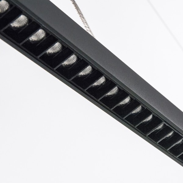 748357 Люстра SATURNO LED 36W 2800LM 25G ЧЕРНЫЙ 3000-6000K