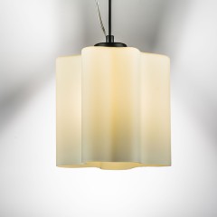 802117 Подвес NUBI 1х40W E27 ЧЕРНЫЙ МАТОВЫЙ/БЕЛЫЙ