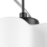 802117 Подвес NUBI 1х40W E27 ЧЕРНЫЙ МАТОВЫЙ/БЕЛЫЙ
