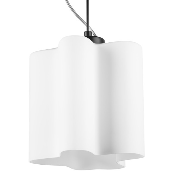 802117 Подвес NUBI 1х40W E27 ЧЕРНЫЙ МАТОВЫЙ/БЕЛЫЙ