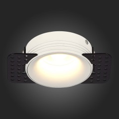 ST218.558.01 Св-к встр. Белый GU10 1*50W  IP20 D78xH30 165-265V Без ламп Встраиваемые светильники