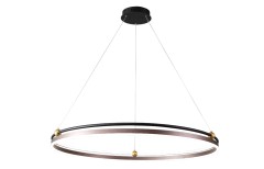 Люстра Crystal Lux FERNANDO SP88W LED D1000 COFFEE/BLACK