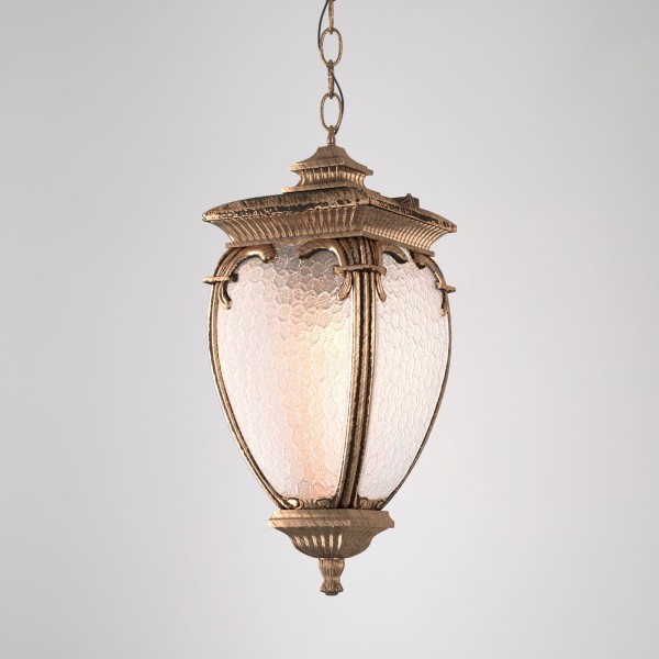 Уличный подвесной светильник Andromeda H черное золото IP44 GLYF-8024H черное золото