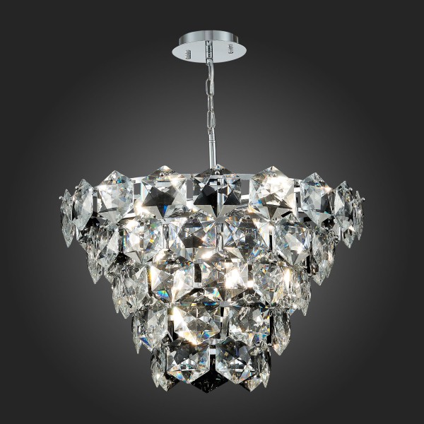 SL1631.103.09 Люстра подвесная ST-Luce Хром/Прозрачный E14 9*40W VITERBO