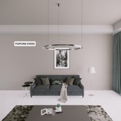 Люстра Crystal Lux FORTUNA SP88W LED D1000 BLACK