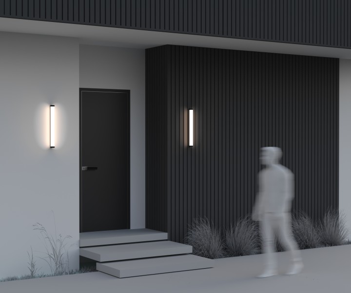 Настенный светильник (бра) Outdoor O482WL-L16B3K