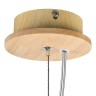 802115 Подвес NUBI LEGNO 1х40W E27 СВЕТЛОЕ ДЕРЕВО/БЕЛЫЙ