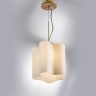 802115 Подвес NUBI LEGNO 1х40W E27 СВЕТЛОЕ ДЕРЕВО/БЕЛЫЙ