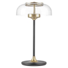 738973 Настольная лампа ACRILE 7W LED 295LM 120G ЗОЛОТО/ЧЕРНЫЙ 3000K