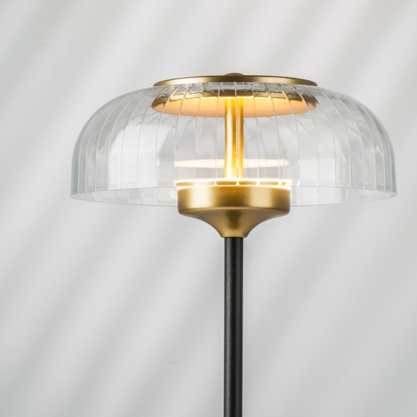 738973 Настольная лампа ACRILE 7W LED 295LM 120G ЗОЛОТО/ЧЕРНЫЙ 3000K