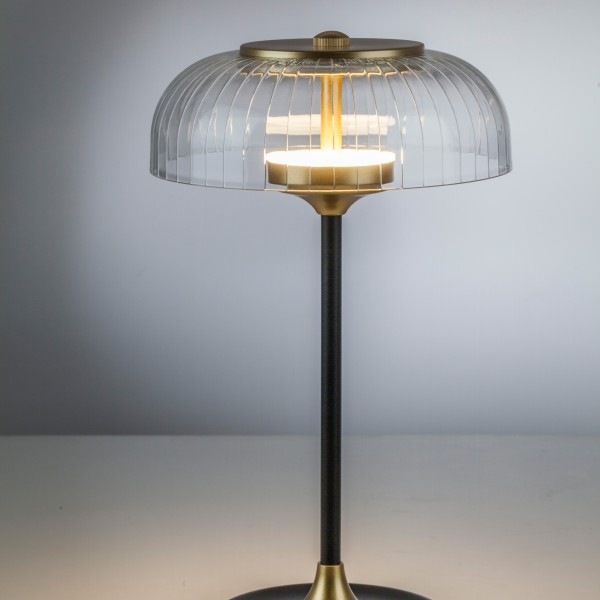 738973 Настольная лампа ACRILE 7W LED 295LM 120G ЗОЛОТО/ЧЕРНЫЙ 3000K