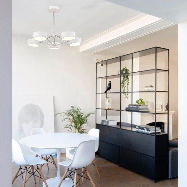 SLE6005-402-05 Светильник потолочный Черный, Золотистый/Черный LED 5*10W VALLE