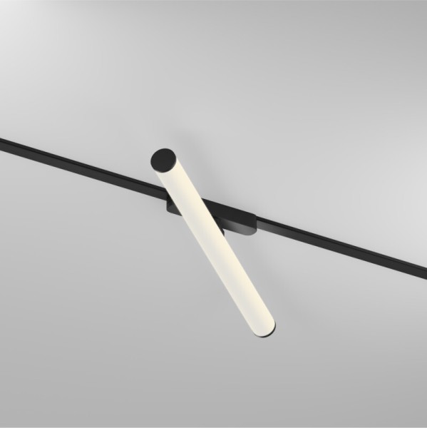 DK5325-BK Светильник для трека Air, серия Ray 3000 со светодиодом, L500*W35*H79mm,?33, 48V DC, 12W, RA?90, 120°, 3000K, IP20, черный, алюминий