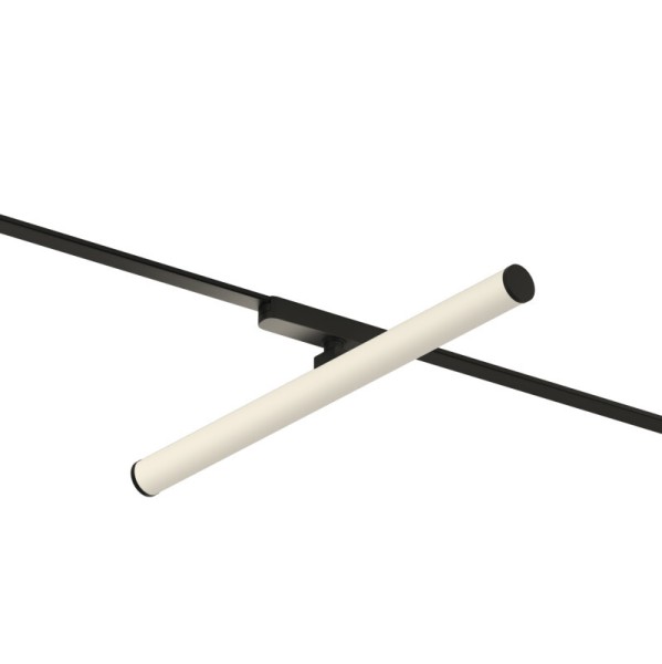 DK5325-BK Светильник для трека Air, серия Ray 3000 со светодиодом, L500*W35*H79mm,?33, 48V DC, 12W, RA?90, 120°, 3000K, IP20, черный, алюминий