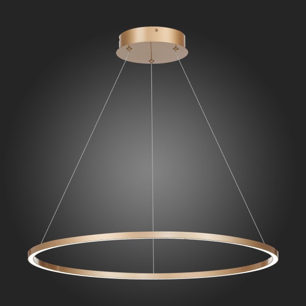 ST605.243.34 Светильник подвесной ST-Luce Золотистый/Белый LED 1*34W 4000K Подвесные светильники