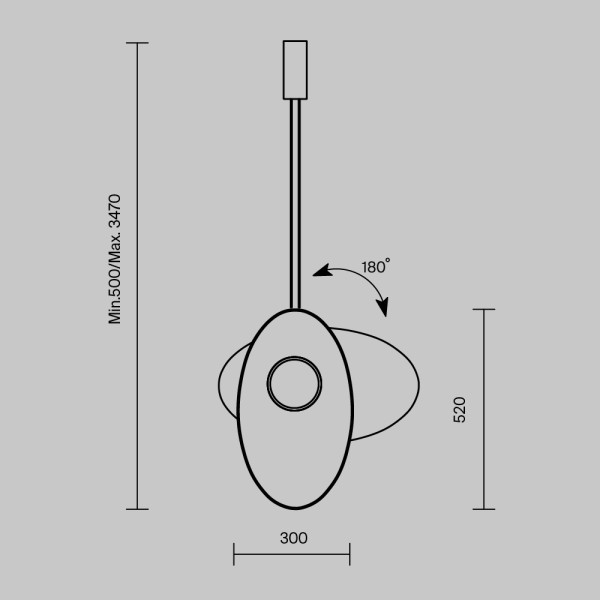 Подвесной светильник Maytoni MOD396PL-L10W3K