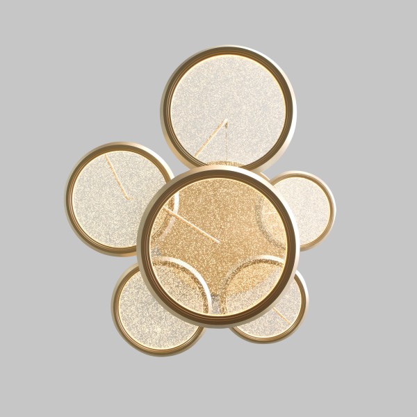 Подвесной светодиодный светильник 90034/6 золото