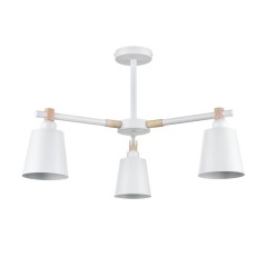 8097/3C MODERNI LN25 269 белый/белый металл, дерево/металл Люстра потолочная Е27 3*60W 220V ROSALINA
