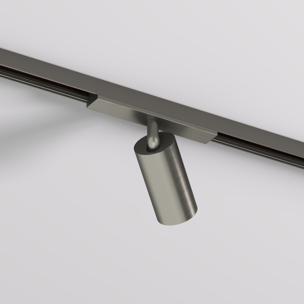 DK5740-DN Светильник для трека SHINE SPOT со светодиодом, D35*H70, 48V DC, 6W, RA?90, 3000K, IP20, темный никель, алюминий