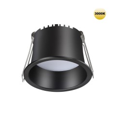 359233 SPOT NT23 282 черный Светильник встраиваемый светодиодный IP20 LED 6W 220V 360Лм 3000К TRAN