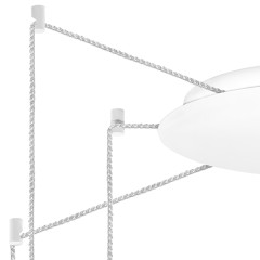 757066 Люстра CONE 6х40W GU10 БЕЛЫЙ МАТОВ/ПРОЗРАЧНО-МАТОВЫЙ