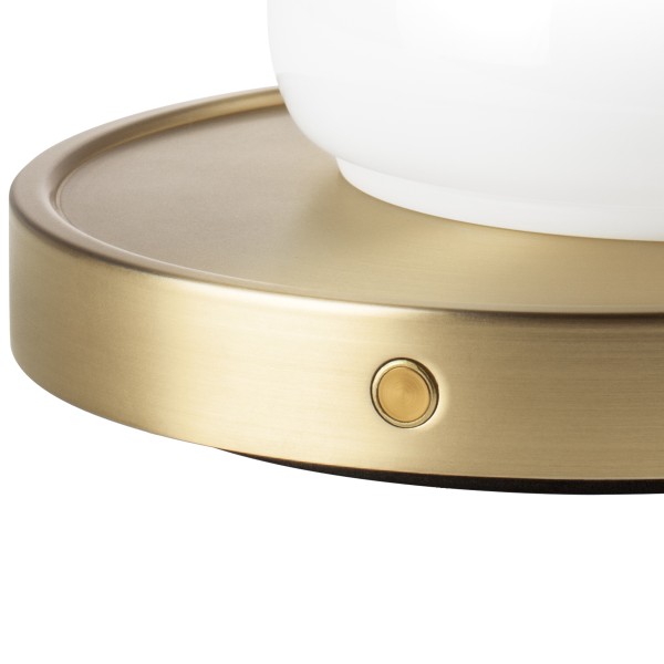 745933 Настольная лампа ALFA LED 3W 300LM ЗОЛОТО/БЕЛЫЙ 3000K