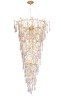 Люстра Crystal Lux REINA SP34 D1200 GOLD PEARL