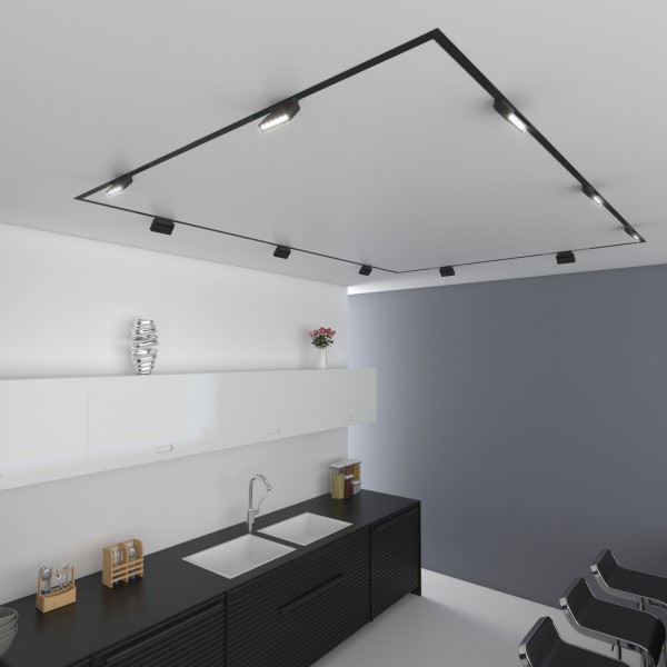 Slim Magnetic HL01 Трековый светильник 6W 4200K черный 85009/01 85009/01