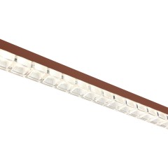 SL1018.613.01 Светильник подвесной ST-Luce терракотовый/прозрачный LED 1*32W 4000K EUCLIDICS