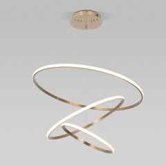 Подвесной светодиодный светильник с пультом управления 90264/3 латунь