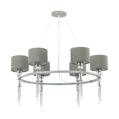 4515/6 NEOCLASSI LN20 66 хром, серый Люстра E27 6*60W 220V SANTIAGO